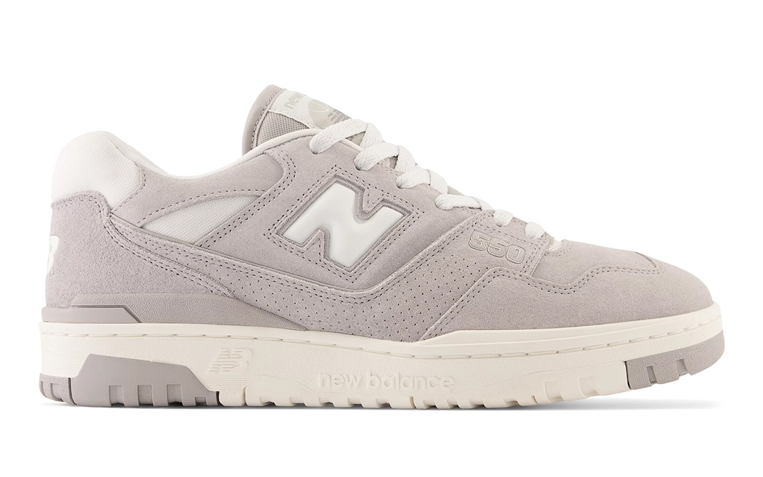 New Balance 550 Concrete Suede BB550VNB Release Date Lateral