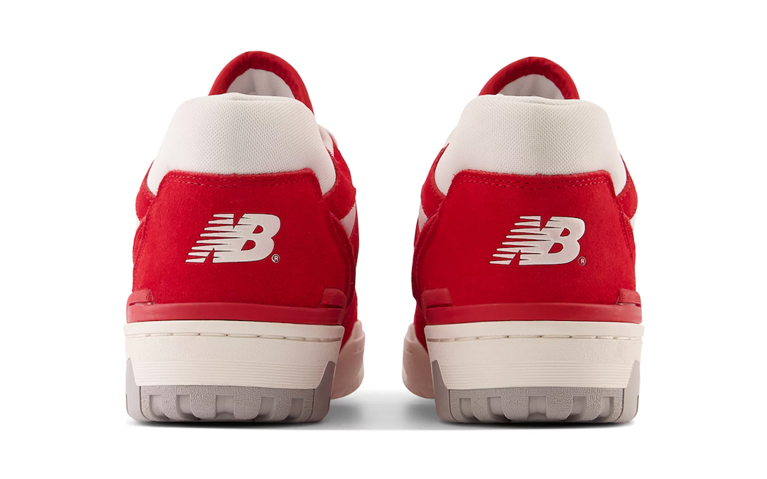 New Balance 550 Team Red Suede BB550VND Release Date Lateral