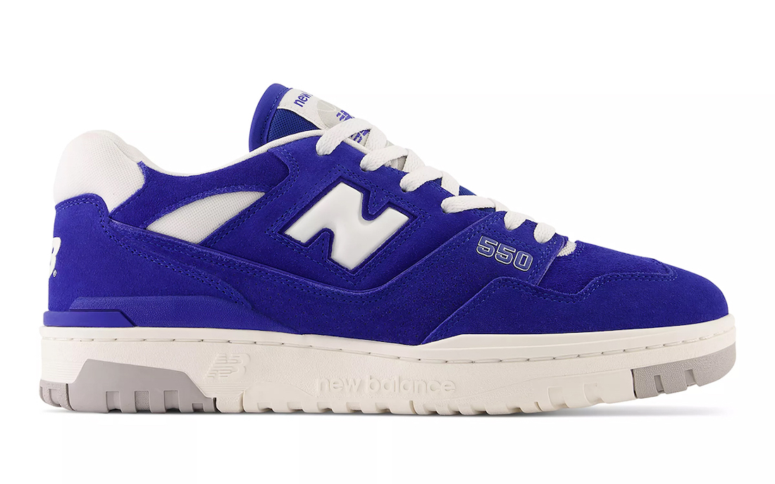 New Balance 550 Team Royal Suede BB550VNA Release Date Lateral