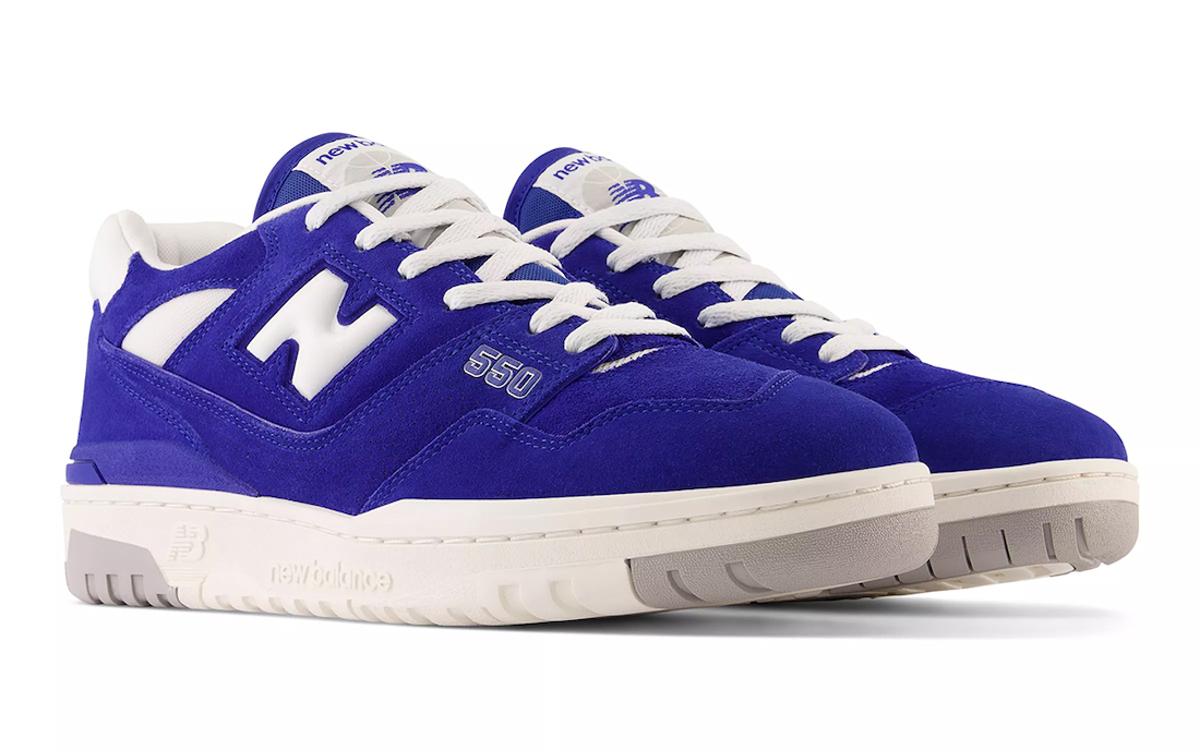 New Balance 550 Team Royal Suede BB550VNA Release Date Lateral