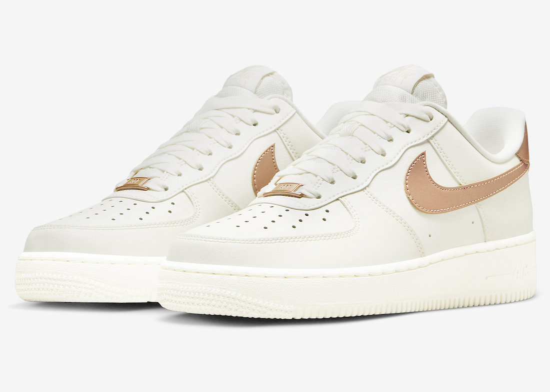 Nike Air Force 1 Low WMNS Metallic Red Bronze DD8959-109 Release Date