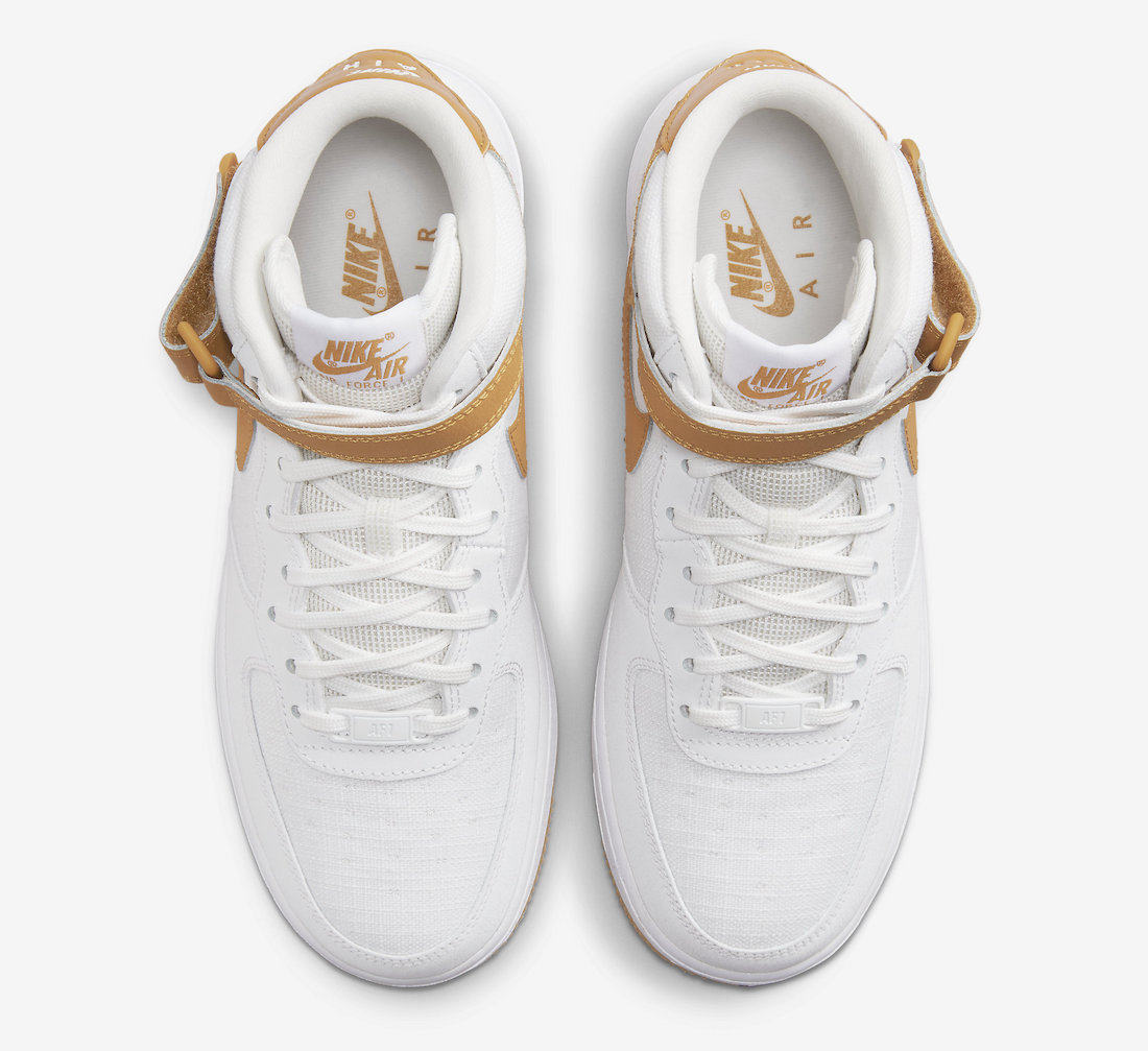 Nike Air Force 1 Mid Summit White Desert Ochre Gum DD9625-102 Release Date