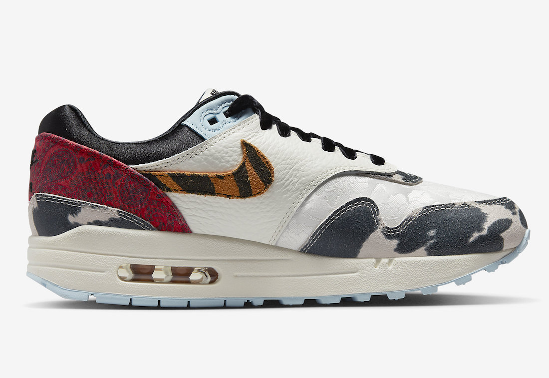 Nike Air Max 1 87 Tiger Cow Print FD0827-133 Release Date