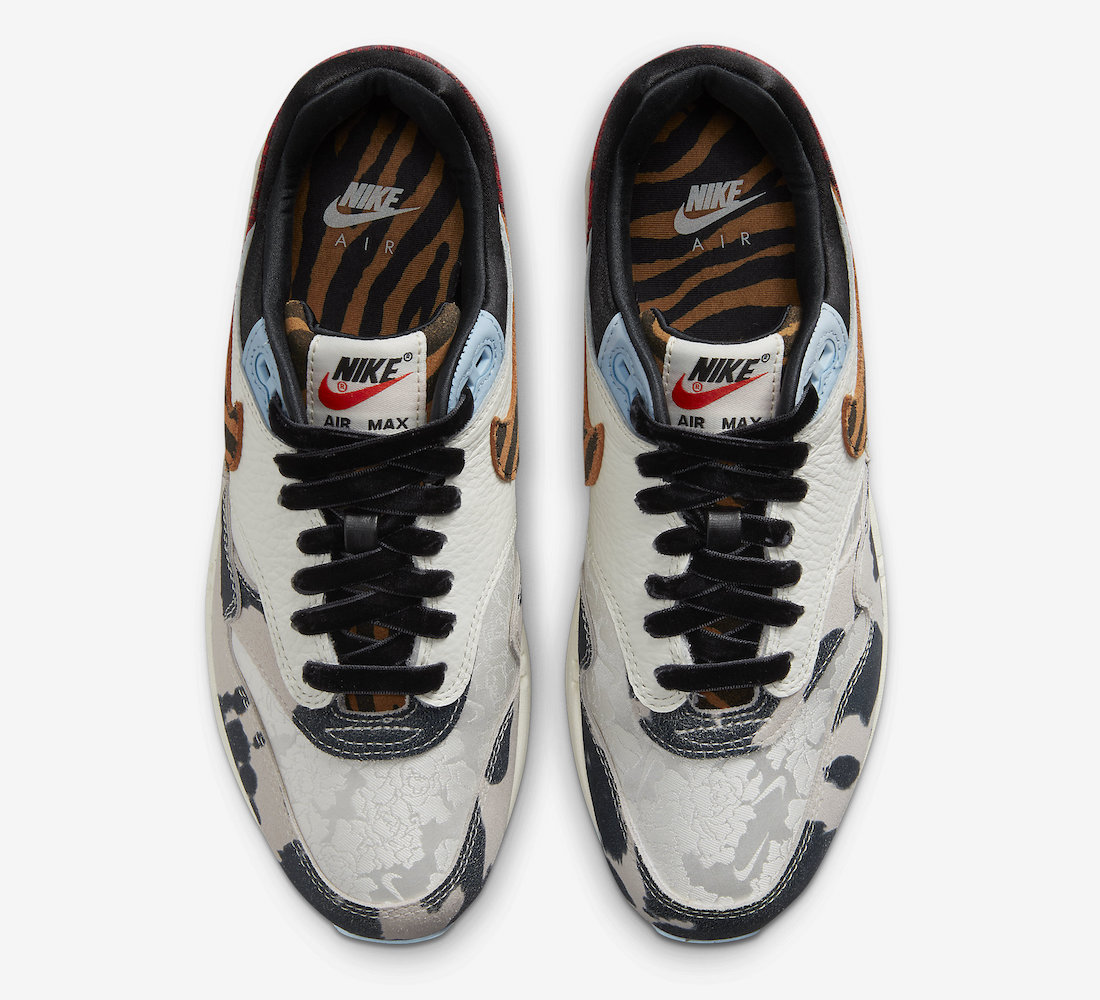 Nike Air Max 1 87 Tiger Cow Print FD0827-133 Release Date