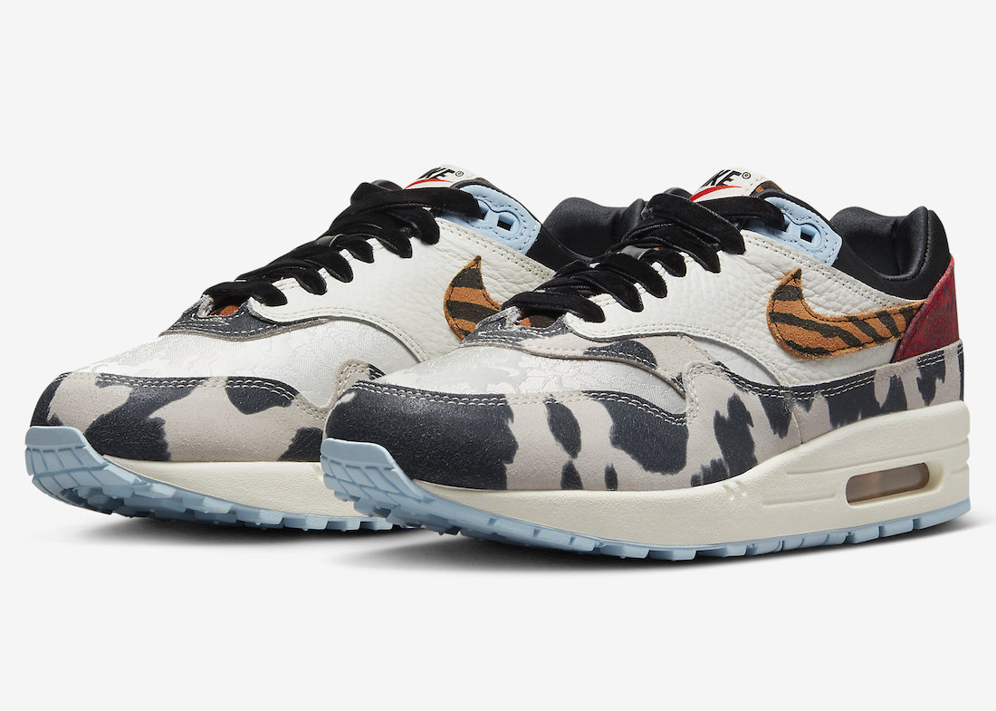 Nike Air Max 1 87 Tiger Cow Print FD0827-133 Release Date