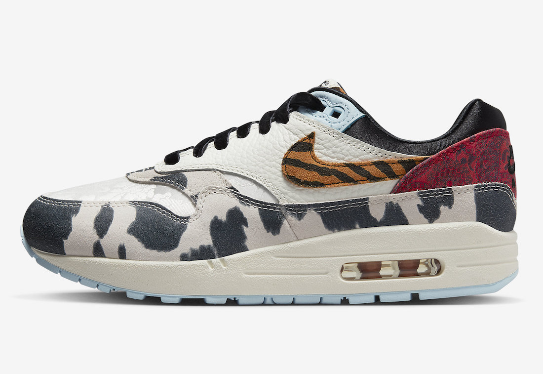 Nike Air Max 1 87 Tiger Cow Print FD0827-133 Release Date