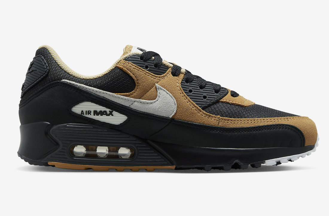 Nike Air Max 90 Black Summit White Elemental Gold DQ4071-003 Release Date