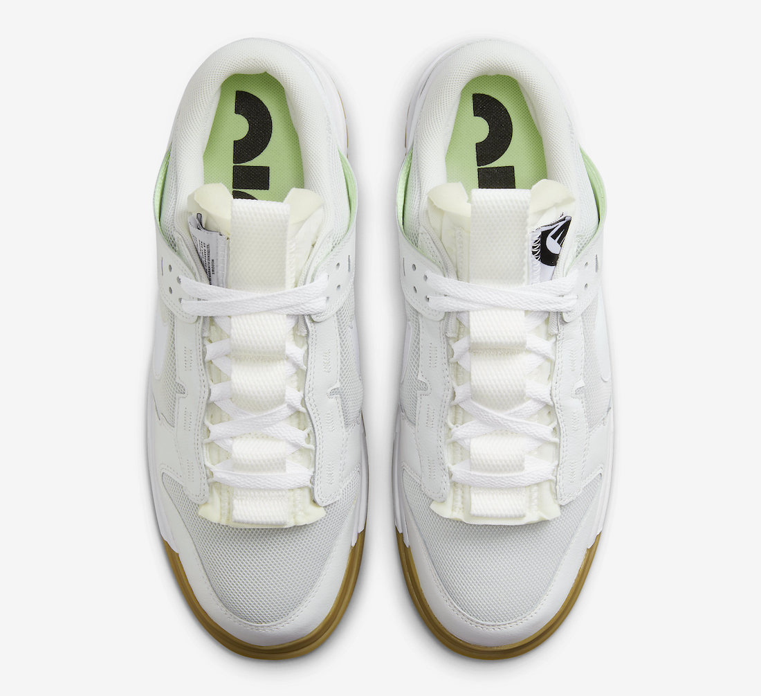 耐克Dunk Low重制版 "白胶 "的官方照片 Nike Dunk Low, Nike Dunk, NIKE, Dunk Low, Dunk