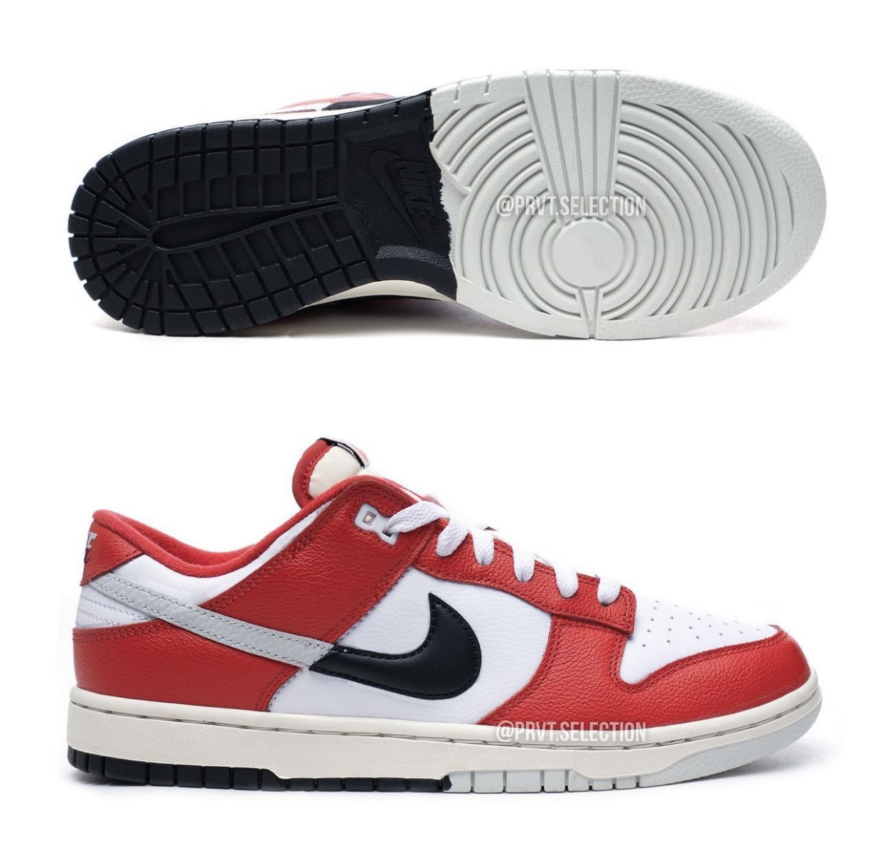 Nike Dunk Low University Red Black Light Silver White DZ2536-600 Release Date