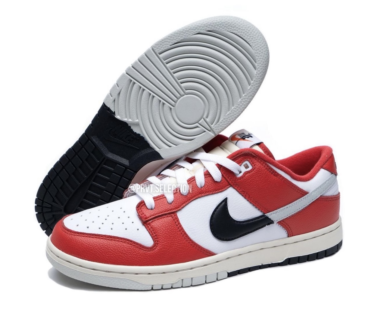 Nike Dunk Low University Red Black Light Silver White DZ2536-600 Release Date