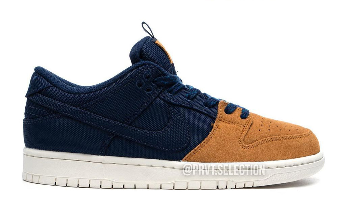 Nike SB Dunk Low Midnight Navy Desert Ochre Sail DX6775-400 Release Date