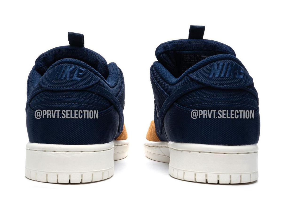 Nike SB Dunk Low Midnight Navy Desert Ochre Sail DX6775-400 Release Date