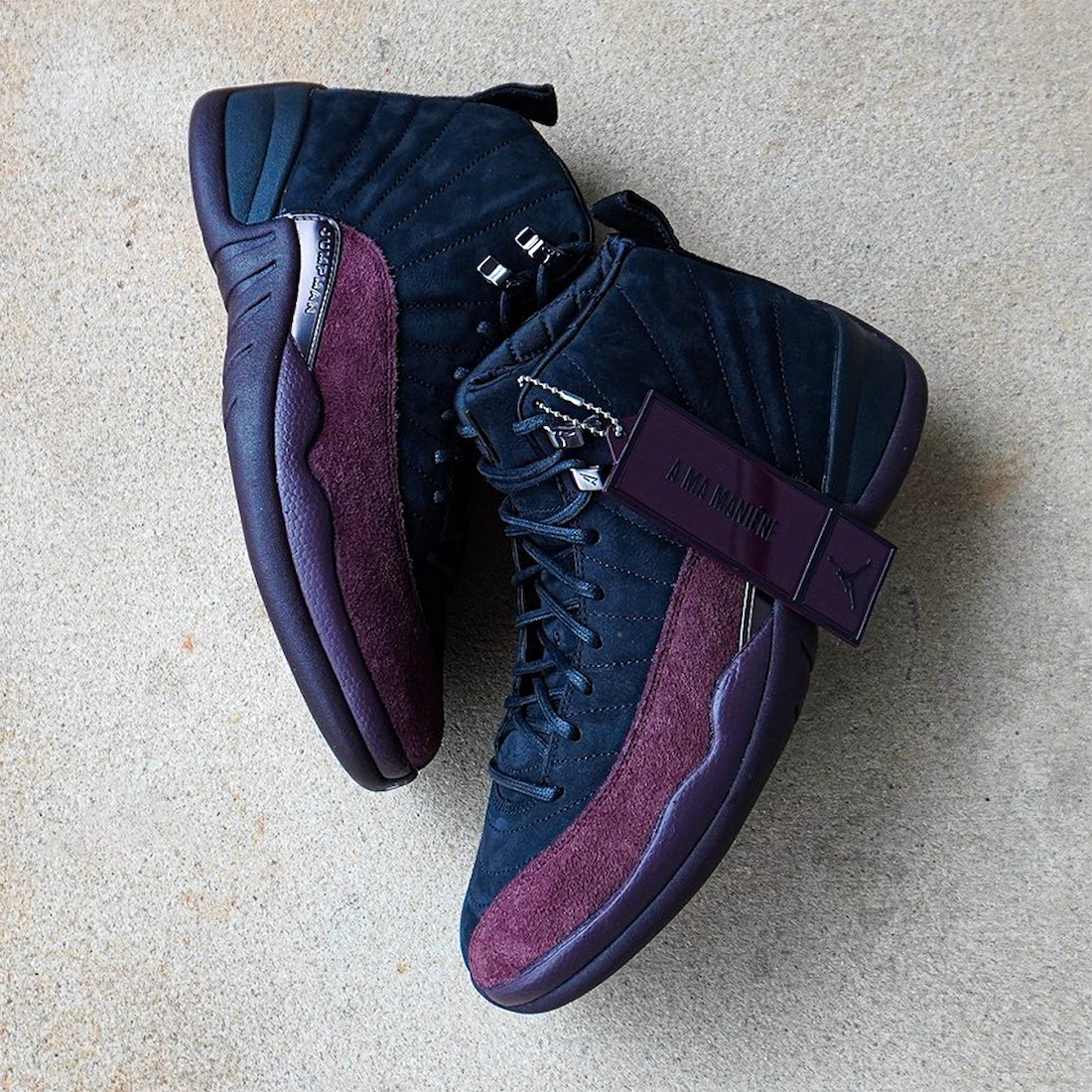 A Ma Maniere Air Jordan 12 Black Burgundy DV6989-001 Release Date