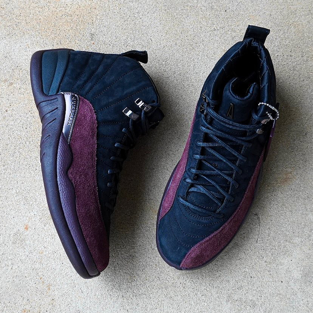 A Ma Maniere Air Jordan 12 Black Burgundy DV6989-001 Release Date