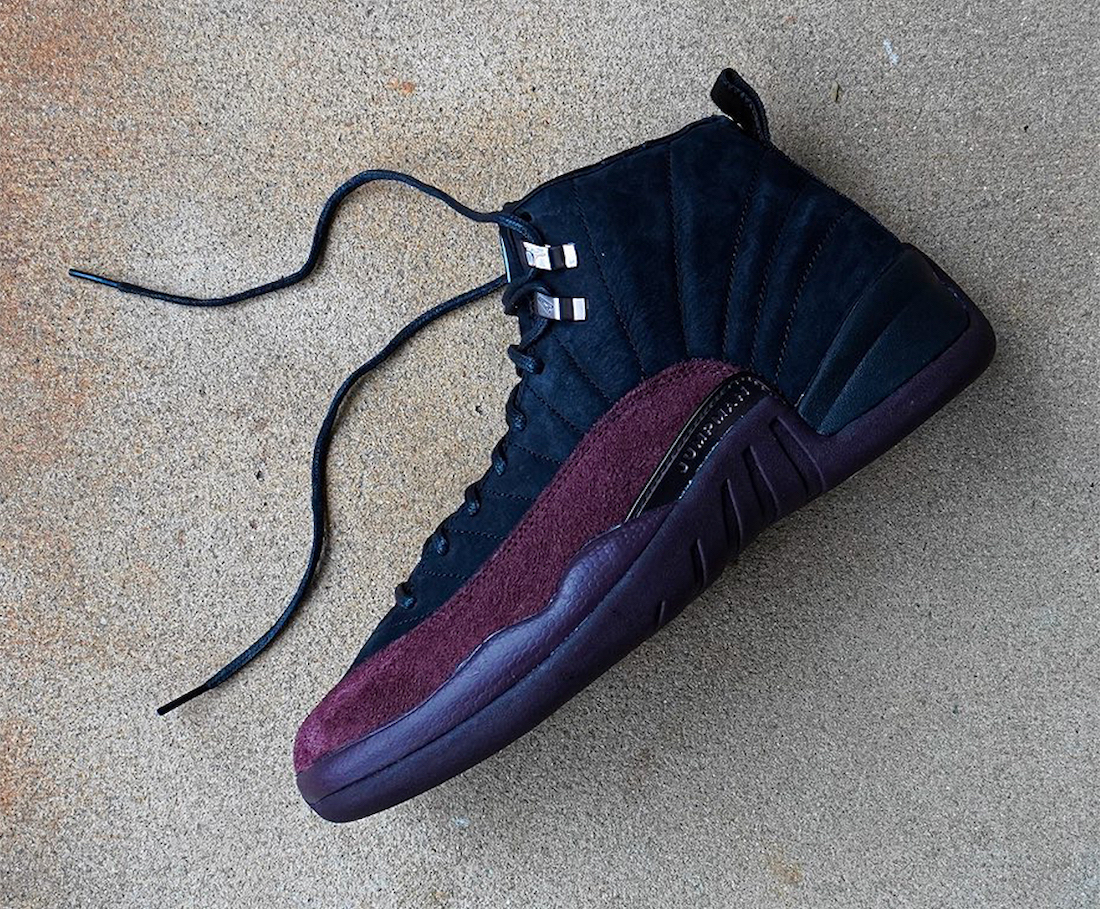 A Ma Maniere Air Jordan 12 Black Burgundy DV6989-001 Release Date