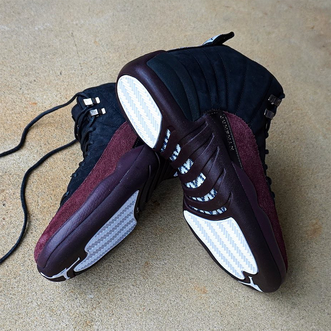 A Ma Maniere Air Jordan 12 Black Burgundy DV6989-001 Release Date