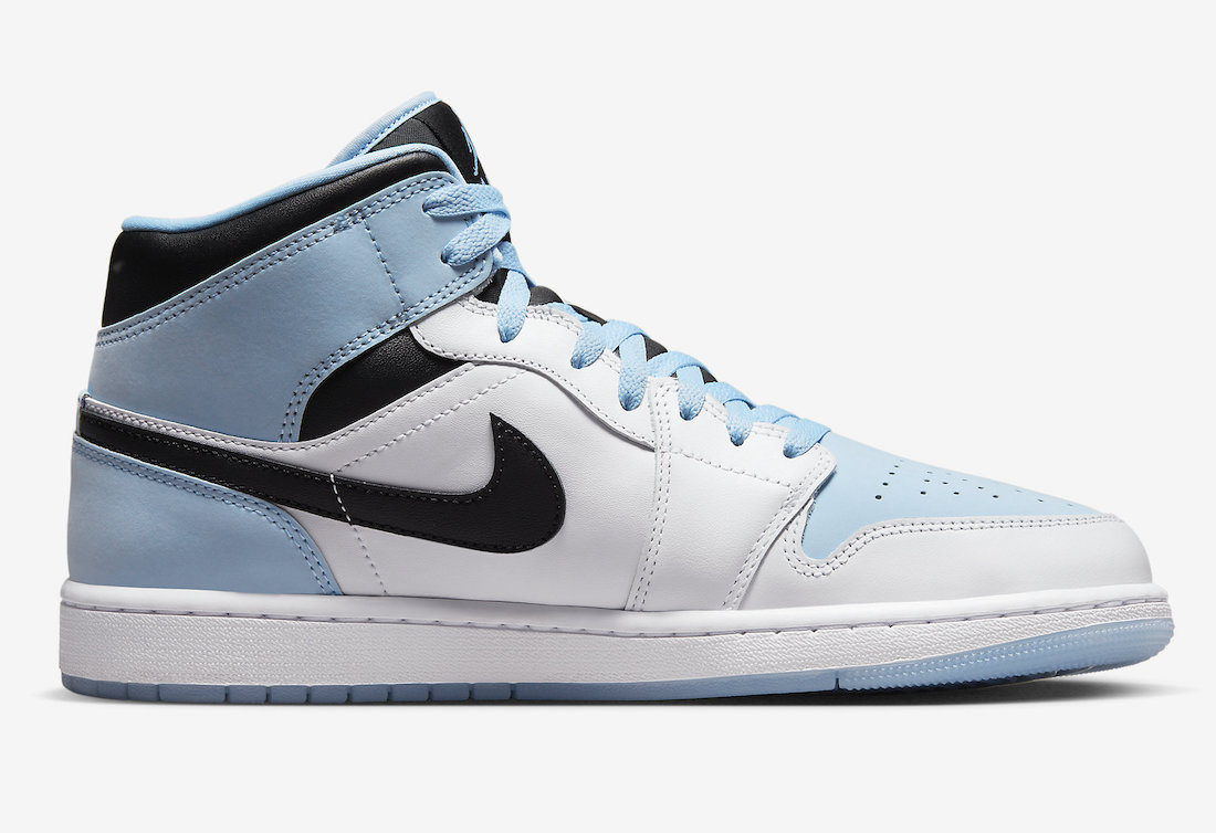 Air Jordan 1 Mid White Black Blue DV1308-104 Release Date