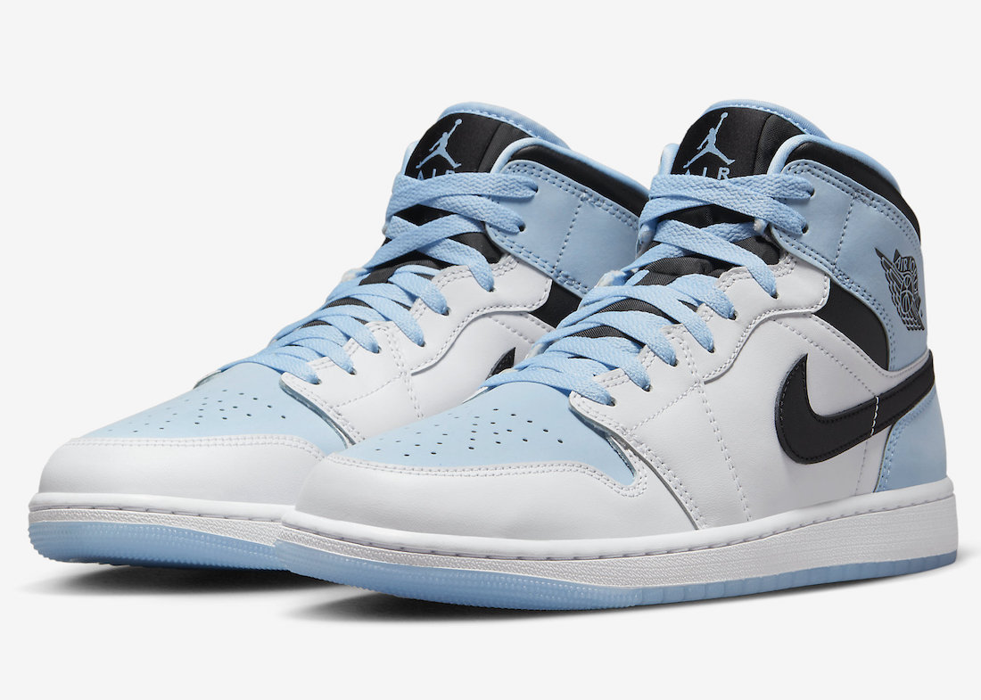 Air Jordan 1 Mid White Black Blue DV1308-104 Release Date