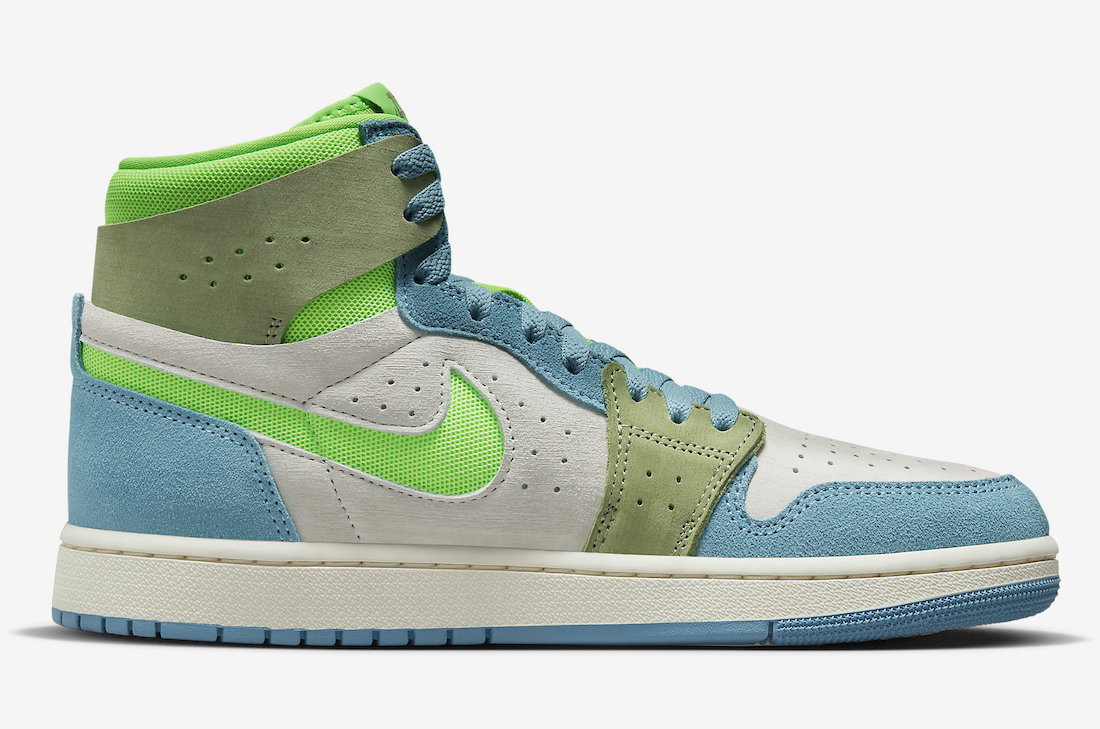 Air Jordan 1 Zoom CMFT 2 Blue Green DV1305-433 Release Date