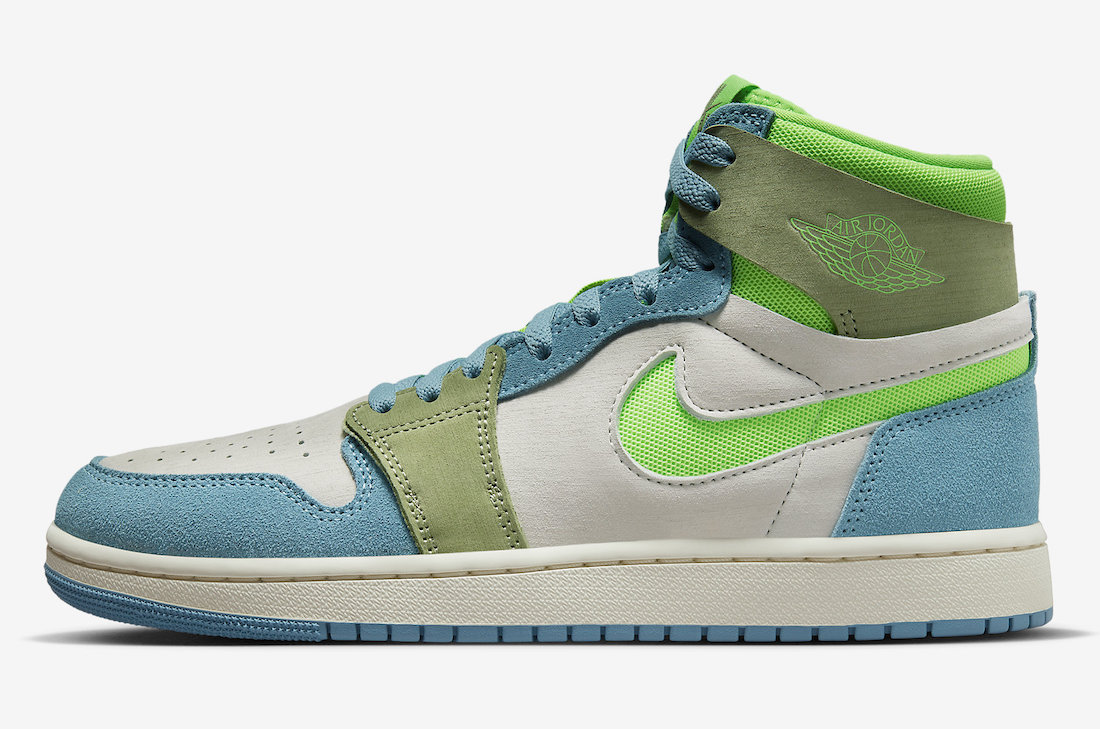 Air Jordan 1 Zoom CMFT 2 Blue Green DV1305-433 Release Date