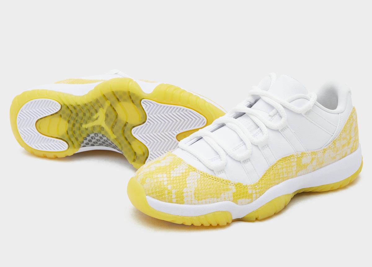 Air Jordan 11 Low Yellow Snakeskin Release Date AH7860-107