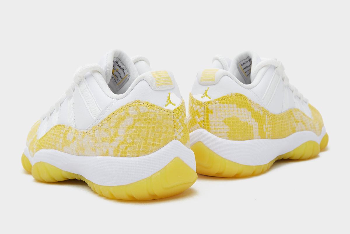 Air Jordan 11 Low Yellow Snakeskin Release Date AH7860-107