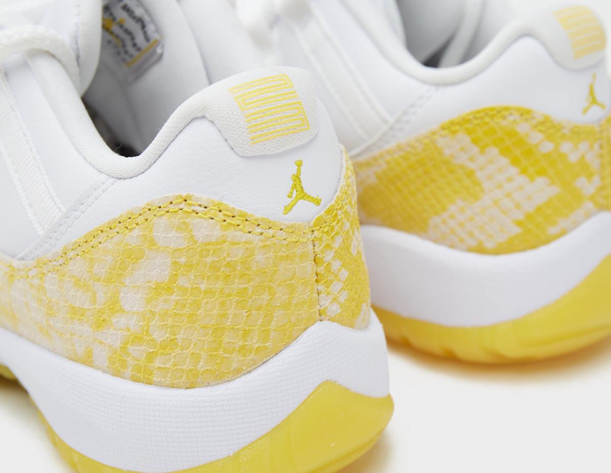 Air Jordan 11 Low Yellow Snakeskin Release Date AH7860-107