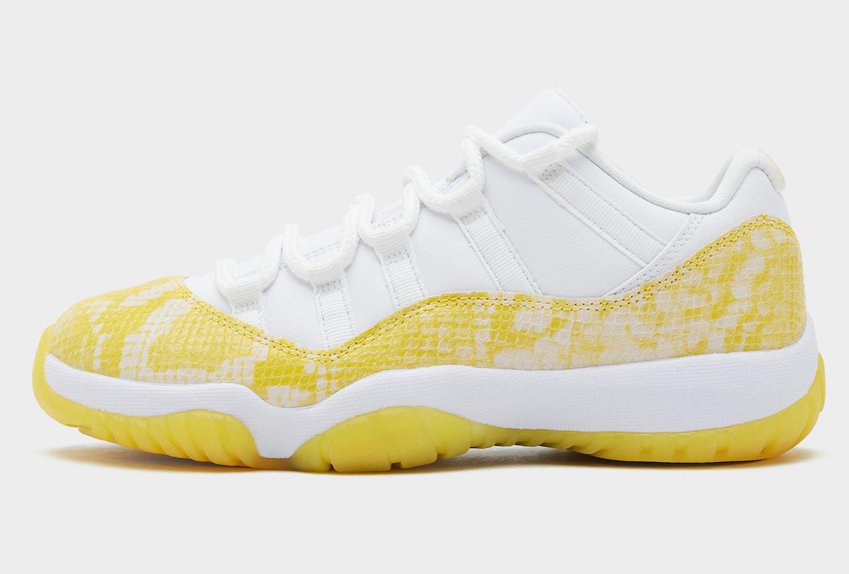 Air Jordan 11 Low Yellow Snakeskin Release Date AH7860-107