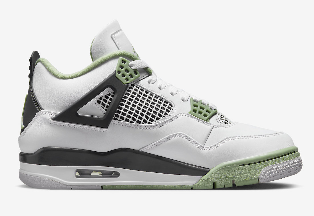 Air Jordan 4 Seafoam AQ9129-103 Release Date On-Feet