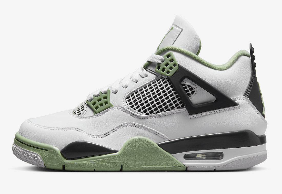 Air Jordan 4 Seafoam AQ9129-103 Release Date On-Feet