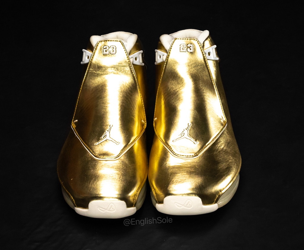 Drake Air Jordan 18 OVO Gold Sample