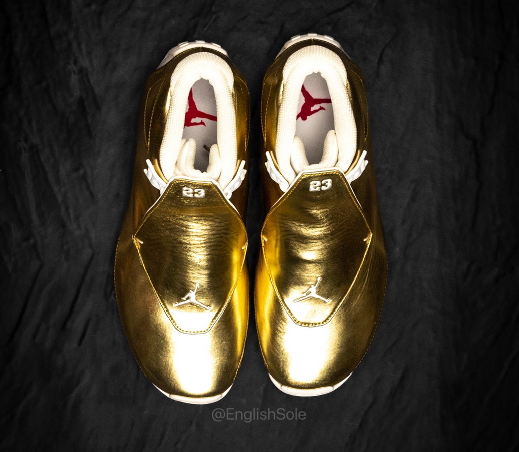 Drake Air Jordan 18 OVO Gold Sample