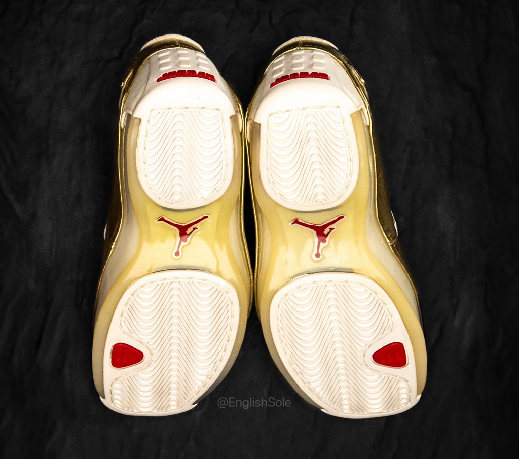 Drake Air Jordan 18 OVO Gold Sample