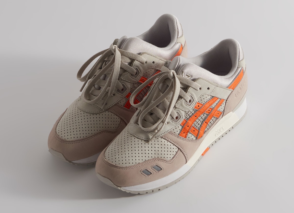 Kith ASICS Gel Lyte 3 Remastered Super Orange