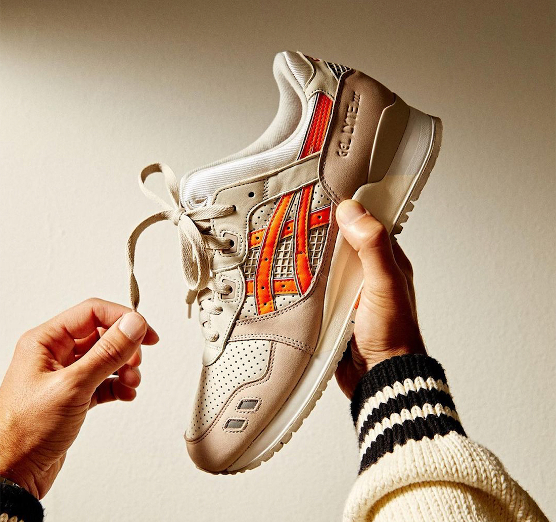 Kith ASICS Gel Lyte III Remastered Super Orange