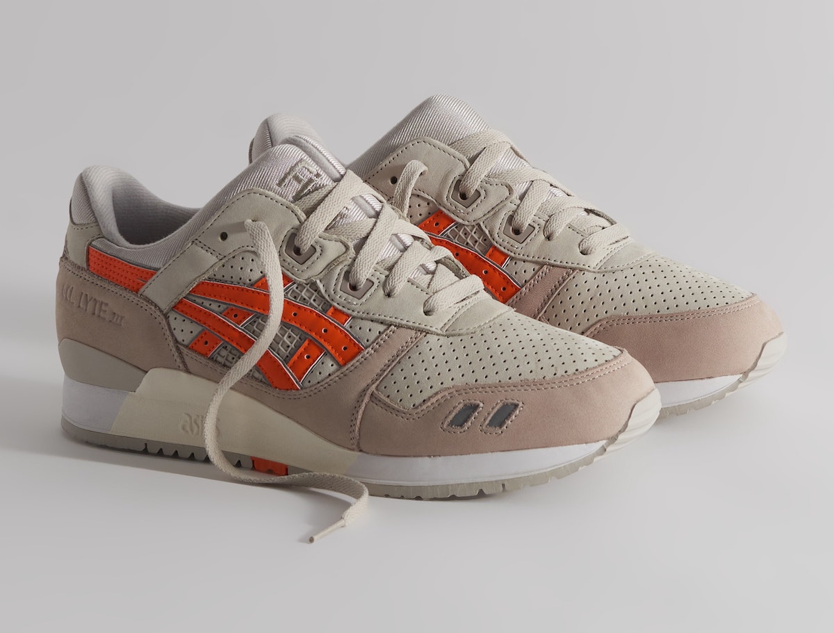 Kith ASICS Gel Lyte III Remastered Super Orange