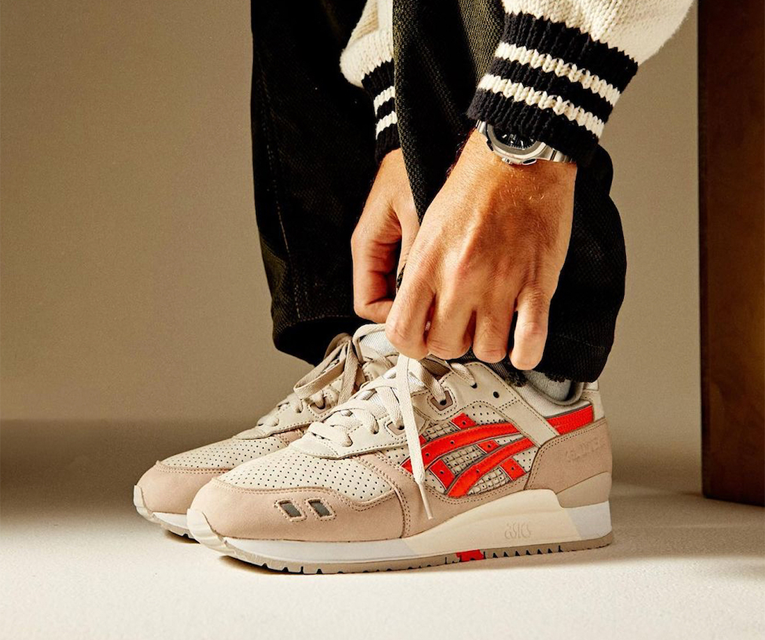 Kith ASICS Gel Lyte III Remastered Super Orange