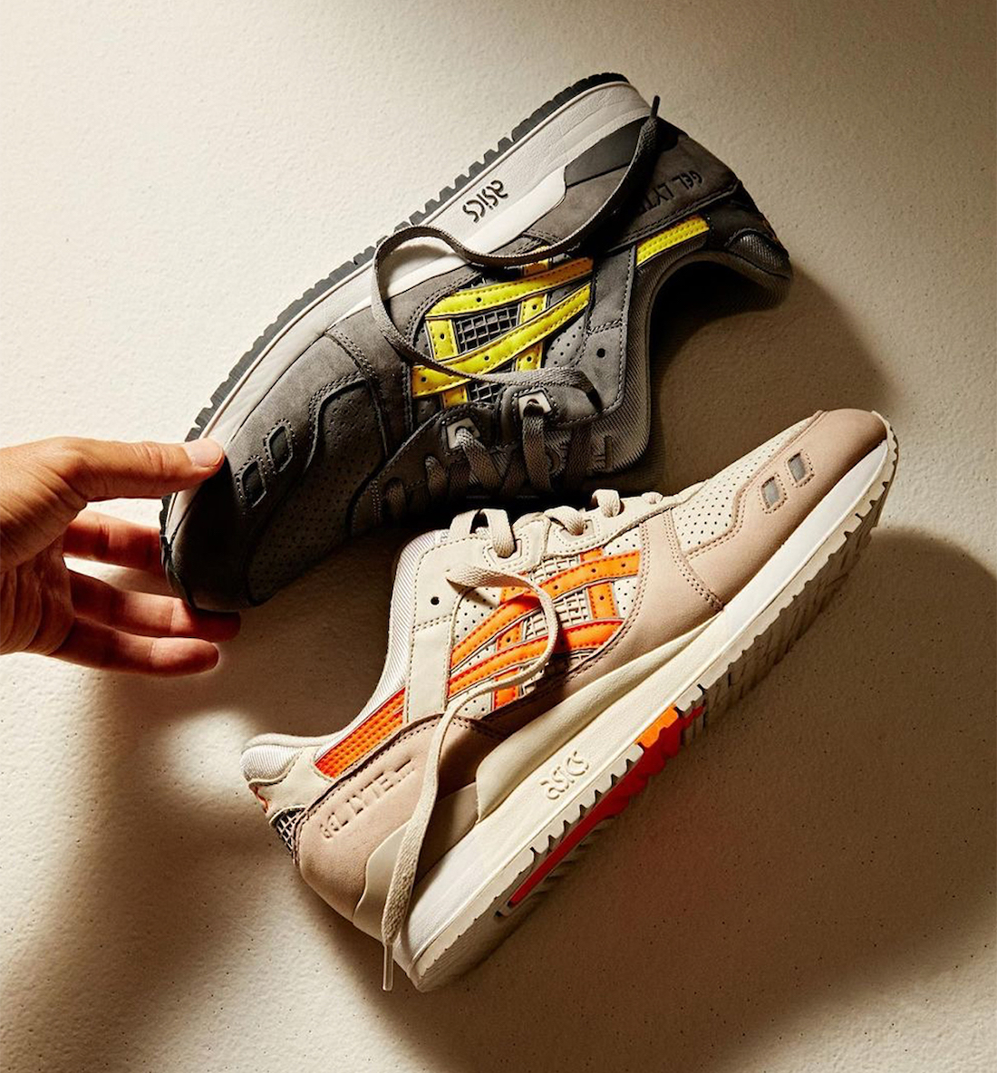 Kith ASICS Gel Lyte III Super Orange Super Yellow