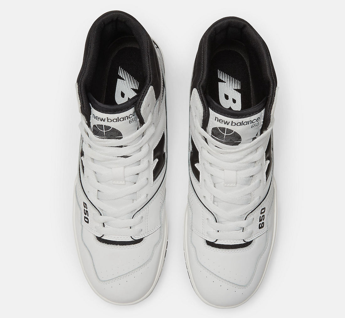 New Balance 650 White Black BB650RCE