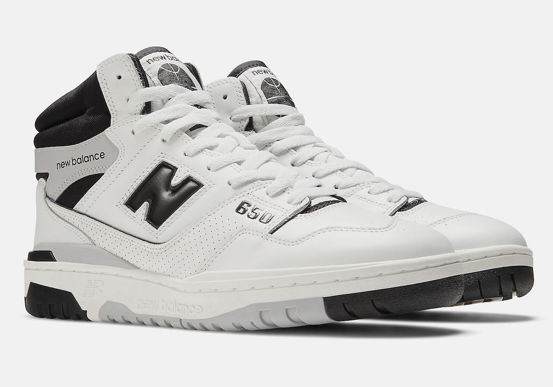 New Balance 650 White Black BB650RCE