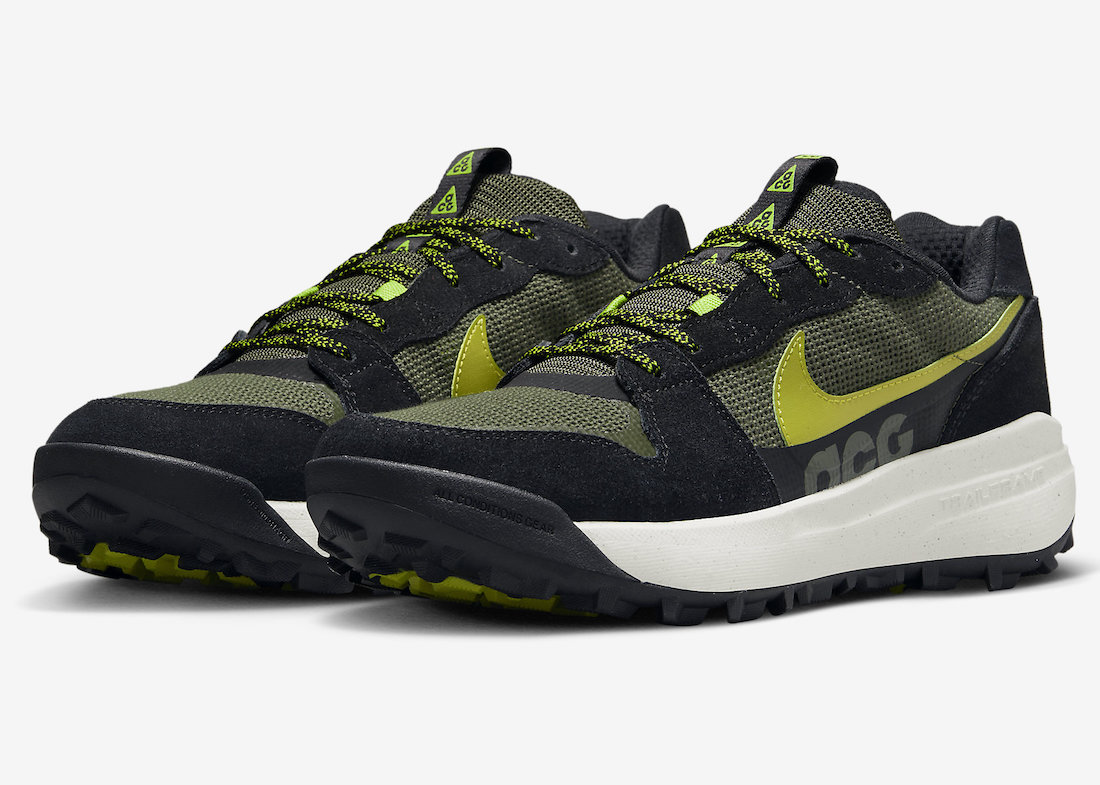 Nike ACG Lowcate Cargo Khaki Moss Black Bright Cactus DM8019-300 Release Date