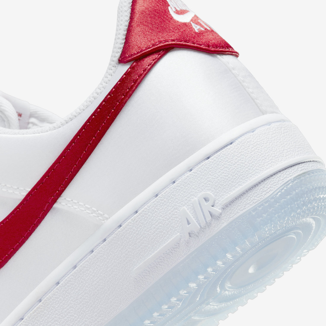 Nike Air Force 1 Low Satin White Red DX6541-100 Release Date