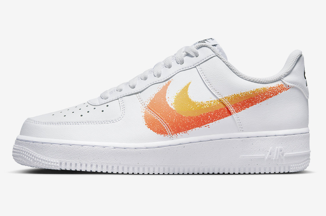 Nike Air Force 1 Low Spray Paint Swoosh FJ4228-100