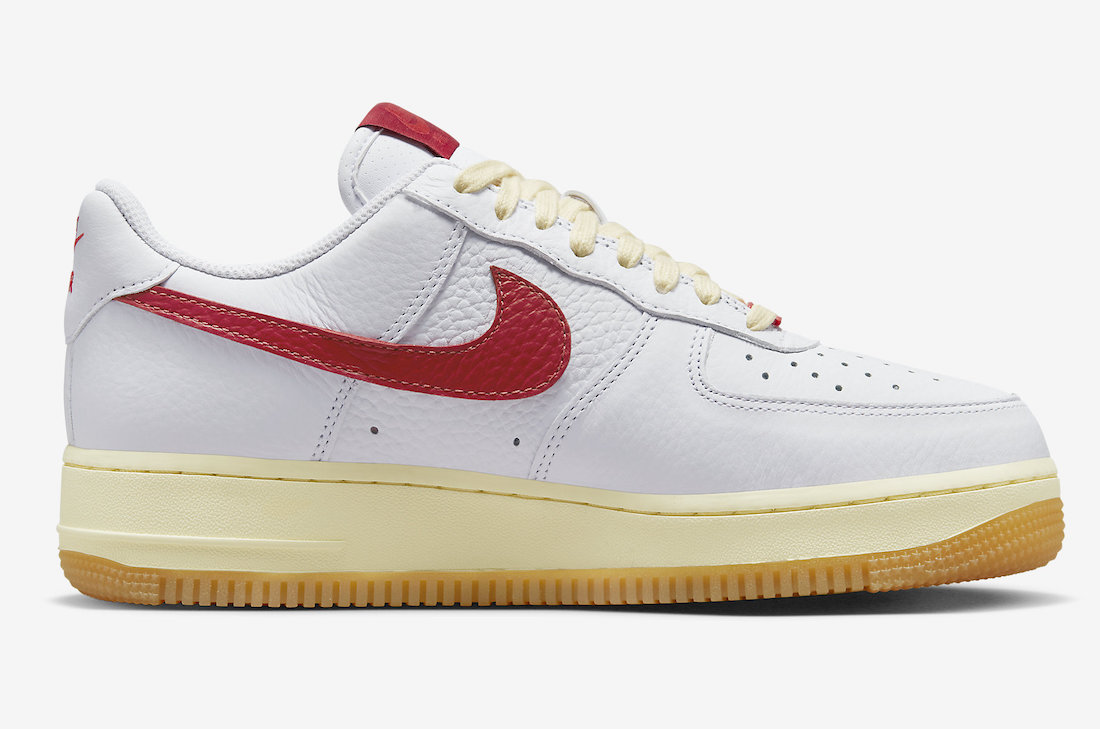 Nike Air Force 1 Low White Red Gum FN3493-100 Release Date