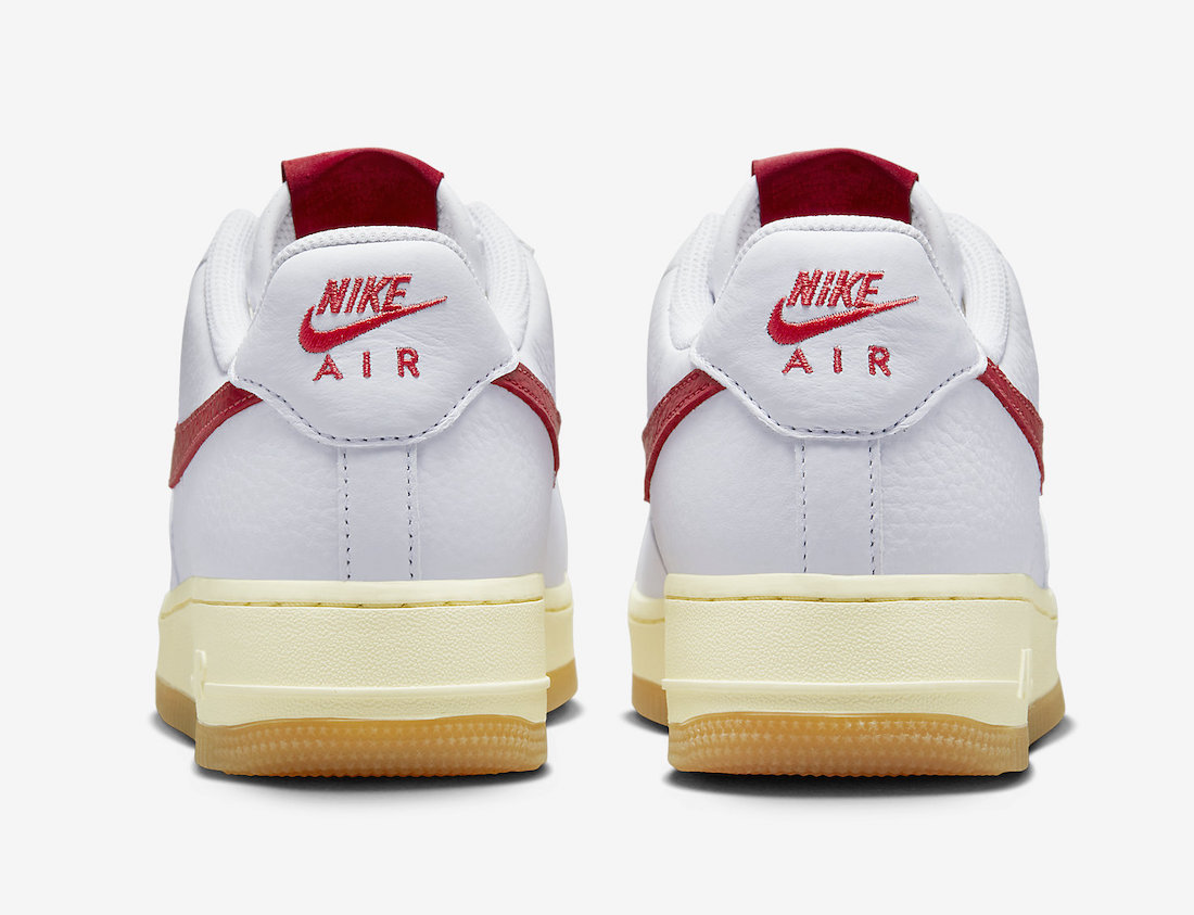 Nike Air Force 1 Low White Red Gum FN3493-100 Release Date