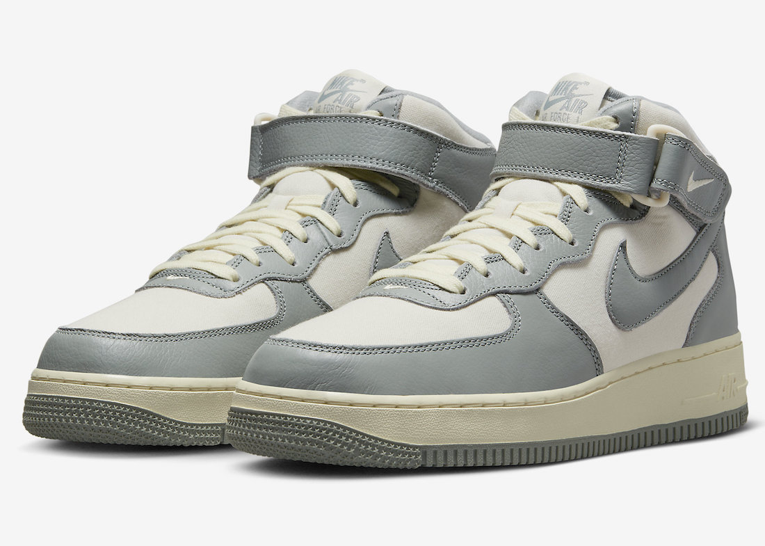 Nike Air Force 1 Mid Mica Green Coconut Milk FB2036-100 Release Date