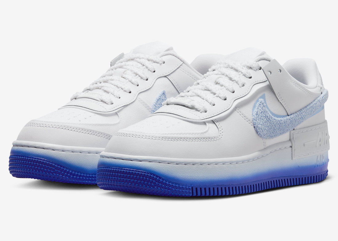 Nike Air Force 1 Shadow Chenille Swoosh FJ4567-100 Release Date