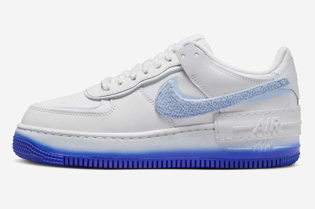 Nike Air Force 1 Shadow Chenille Swoosh FJ4567-100 Release Date