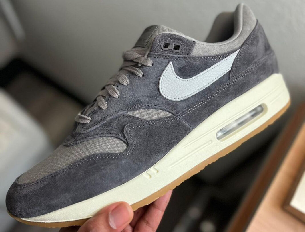 初见。耐克Air Max 1 PRM Crepe “Soft Grey”