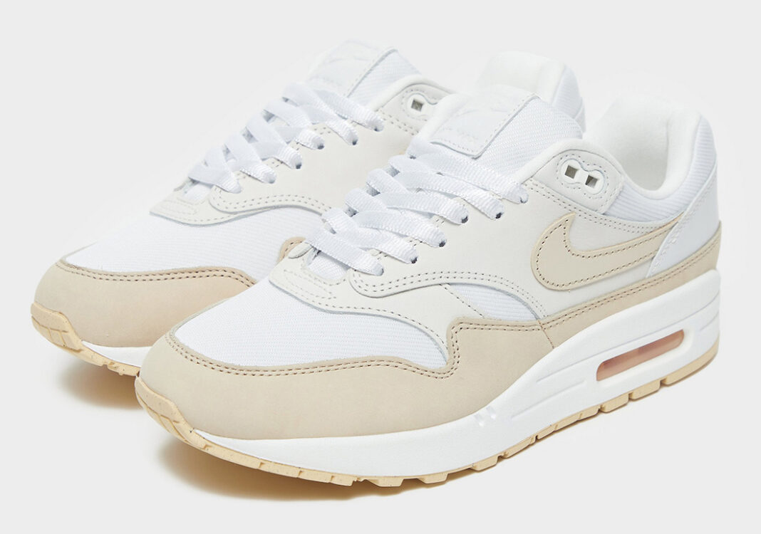 耐克Air Max 1 Premium出现在Summit White和Sanddrift中。